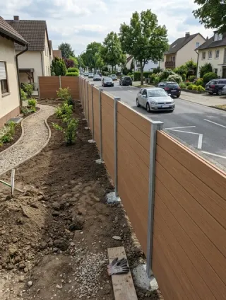 Lärmschutzzaun in Koblenz - fachgerechte Ausführung vor Ort